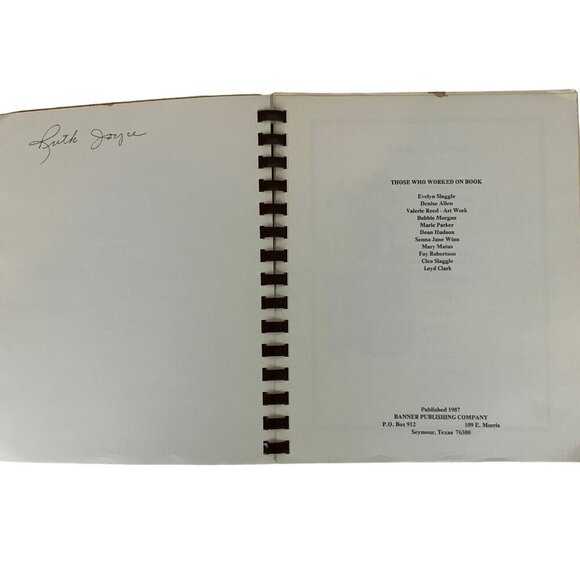 Red Springs Country Cooking Cookbook 1987 Spiral Bound Texas Recipes - Picture 4 of 15